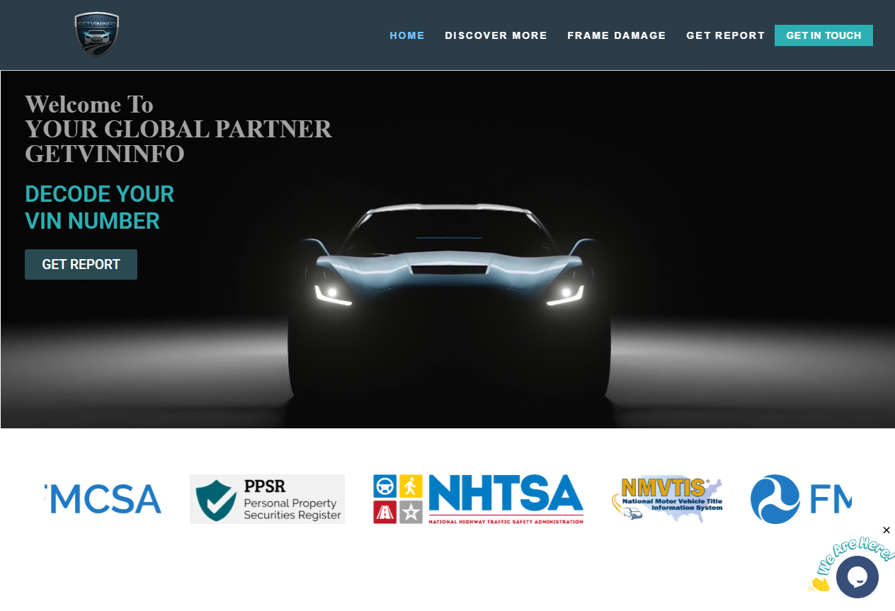 GetVin Info car VIN search website by Abdul Samad